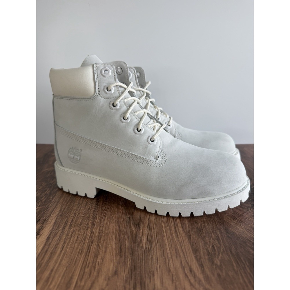 New Juniors Size 5.5 Timberland Ghost A1MLI Limited Release Light Grey Boots NIB